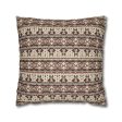 Vintage Cozy Faux Suede Square Pillowcase - EmpressKorea Online now