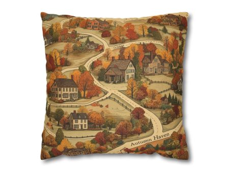 Map of Memories Spun Polyester Square Pillowcase - EmpressKorea on Sale