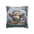 Winter Woodland Feast Spun Polyester Square Pillowcase - EmpressKorea For Cheap