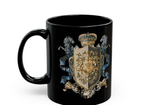 Royal heritage2 Black Mug (11oz, 15oz) - EmpressKorea Online