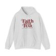 Faith over fear Unisex Heavy Blend™ Hooded Sweatshirt - EmpressKorea Online now