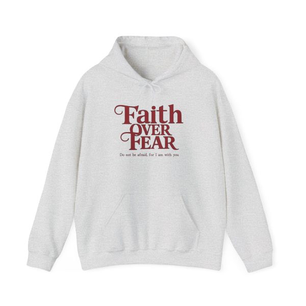 Faith over fear Unisex Heavy Blend™ Hooded Sweatshirt - EmpressKorea Online now