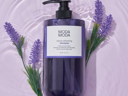 MODA MODA Nature Refreshing Shampoo 980ml Relief Lavender Online Hot Sale