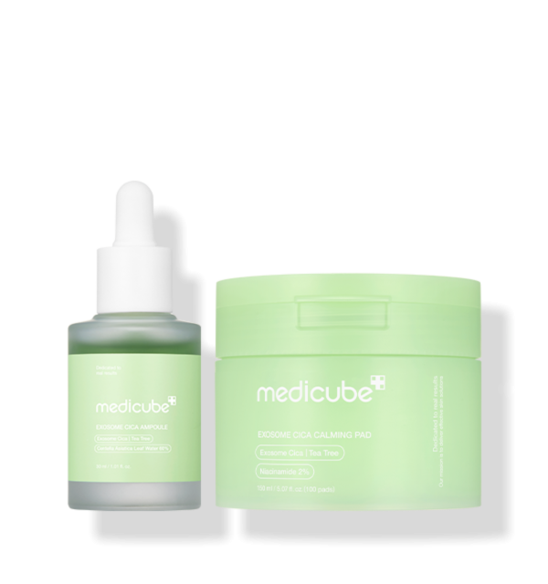 medicube Limited Edition Exosome Cica Ampoule 30ml+Super Cica Pad 150g 100pads Online Sale