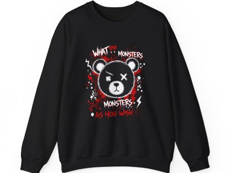 What! monsters as you wish Unisex Heavy Blend™ Crewneck Sweatshirt For Discount