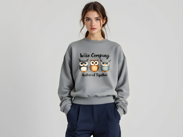 Wise Company Unisex Heavy Blend™ Crewneck Sweatshirt - EmpressKorea Cheap