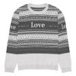 Love Knitted crew neck sweater - EmpressKorea Supply