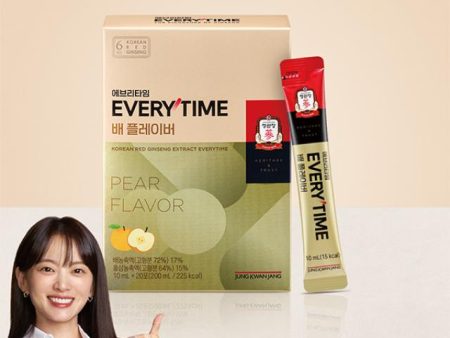 JUNG KWAN JANG Korean Red Ginseng Extract Everytime Pear Flavor 10ml*20 Sticks For Discount