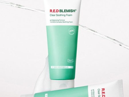 Dr.G Limited Addition Mildly Acidic Red Blemish Clear Soothing Foam 150ml+75ml Hot on Sale