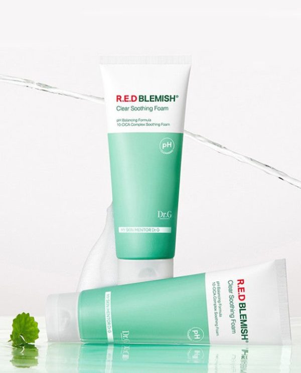 Dr.G Limited Addition Mildly Acidic Red Blemish Clear Soothing Foam 150ml+75ml Hot on Sale