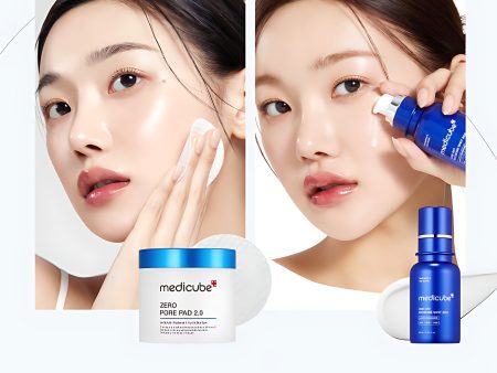 medicube Zero Pore Pad 2.0 155g 70sheets+One Day Exosome Shot 2000 30ml Online now