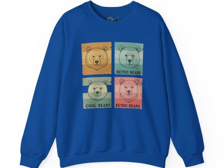 Crewneck Sweatshirt - Retro bears For Sale