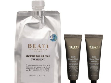 Beati Well Turn Silk Clinic Treatment 1000ml + Beati Ellavie Clinic Return Treatment 20ml x 2ea Online now