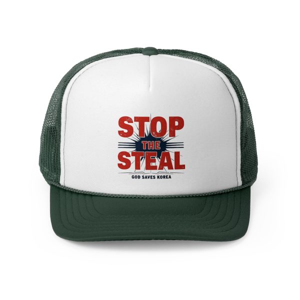 STOP THE STEAL, GOD SAVES KOREA Trucker Caps Online now