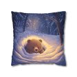 Is it still winter? Faux Suede Square Pillowcase  - EmpressKorea Online