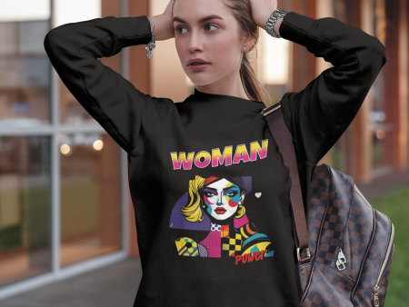 Woman Power Unisex Midweight Softstyle Fleece Crewneck Sweatshirt - EmpressKorea Sale