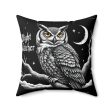 Night watcher Spun Polyester Square Pillow  - EmpressKorea Cheap