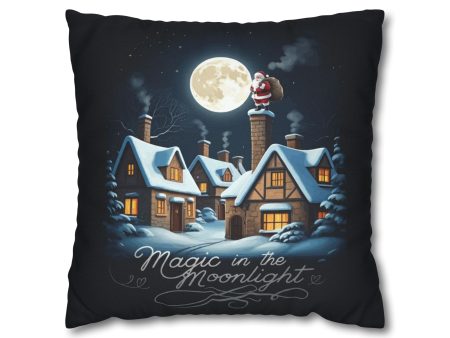 Magic in the moonlight Spun Polyester Square Pillowcase - EmpressKorea Cheap