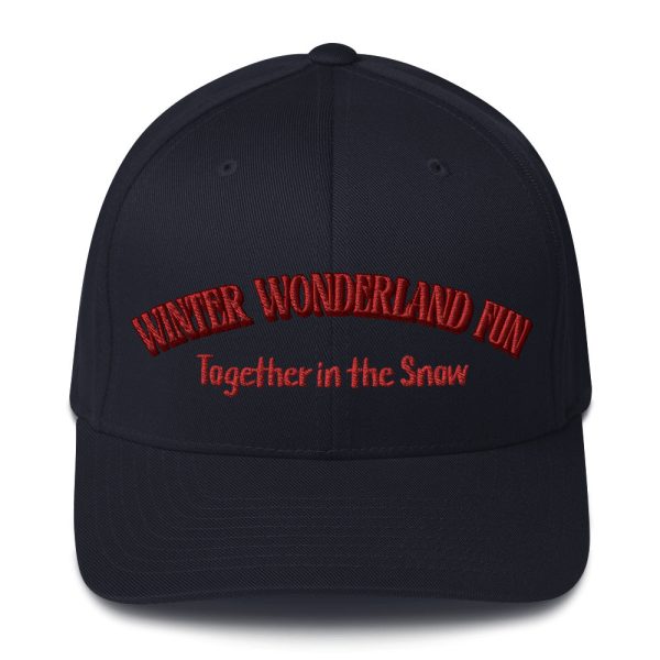 Winter wonderland fun Structured Twill Cap  - EmpressKorea Online