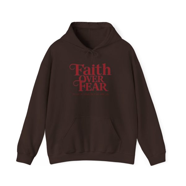 Faith over fear Unisex Heavy Blend™ Hooded Sweatshirt - EmpressKorea Online now