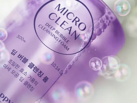 HAPPY BATH Micro Clean Deep Bubble Cleansing Foam 300ml Hot on Sale