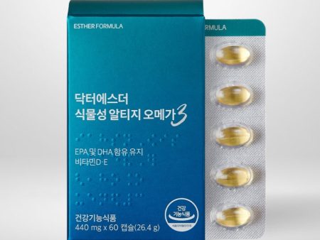 ESTHER FORMULA Dr.ESTHER PHYTOrTG Omega 3 (440mg × 60 capsules) Online now